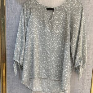 Papermoon Light Blue Polka Dot Blouse